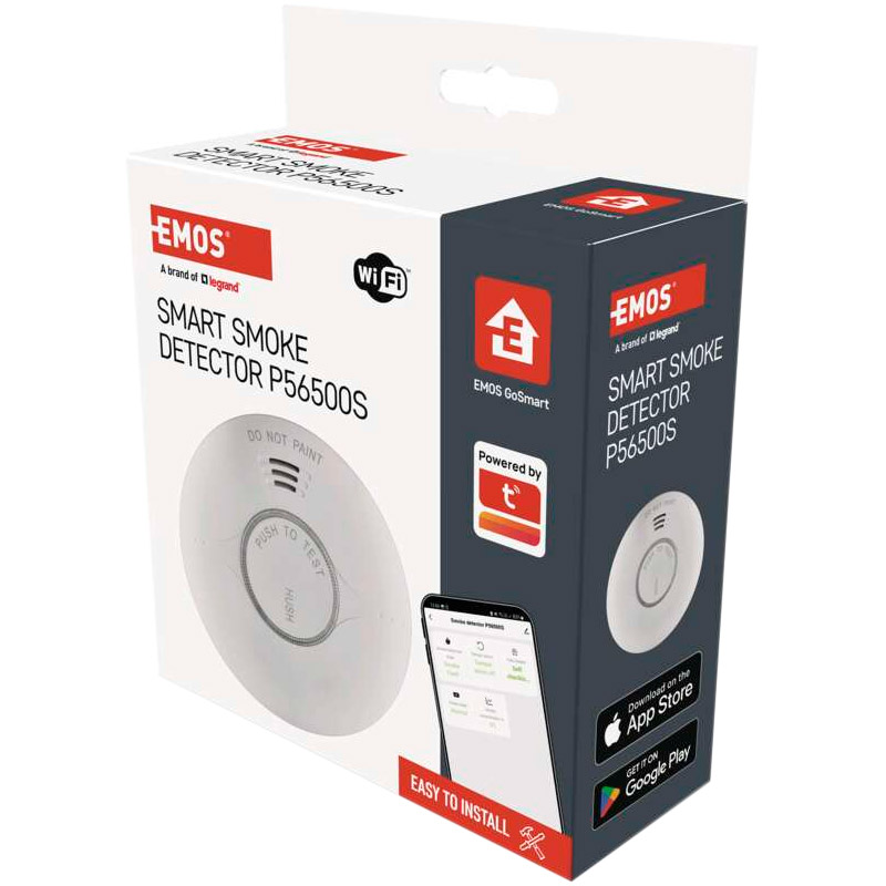 Пожарный датчик дыма EMOS GoSmart WiFi TS380C-HW (P56500S)