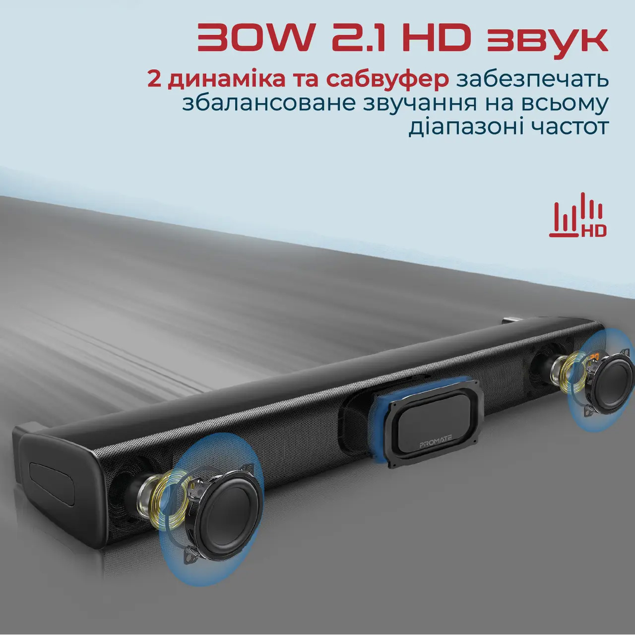 Саундбар PROMATE StreamBar-30