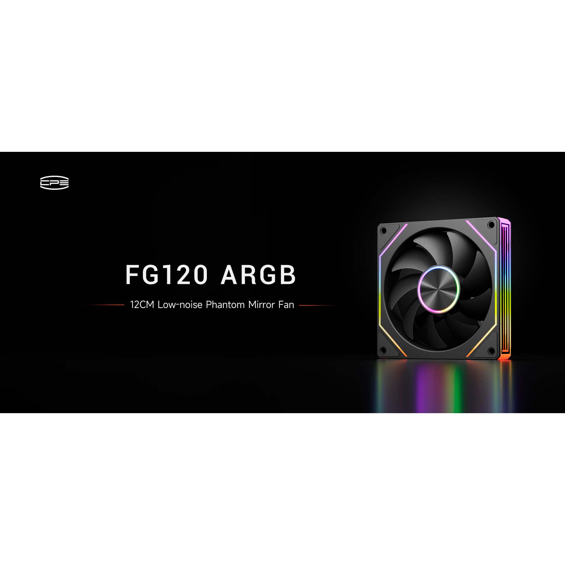 Вентилятор PCCOOLER FG120 ARGB Black (FIG120-BKAC112-GL)