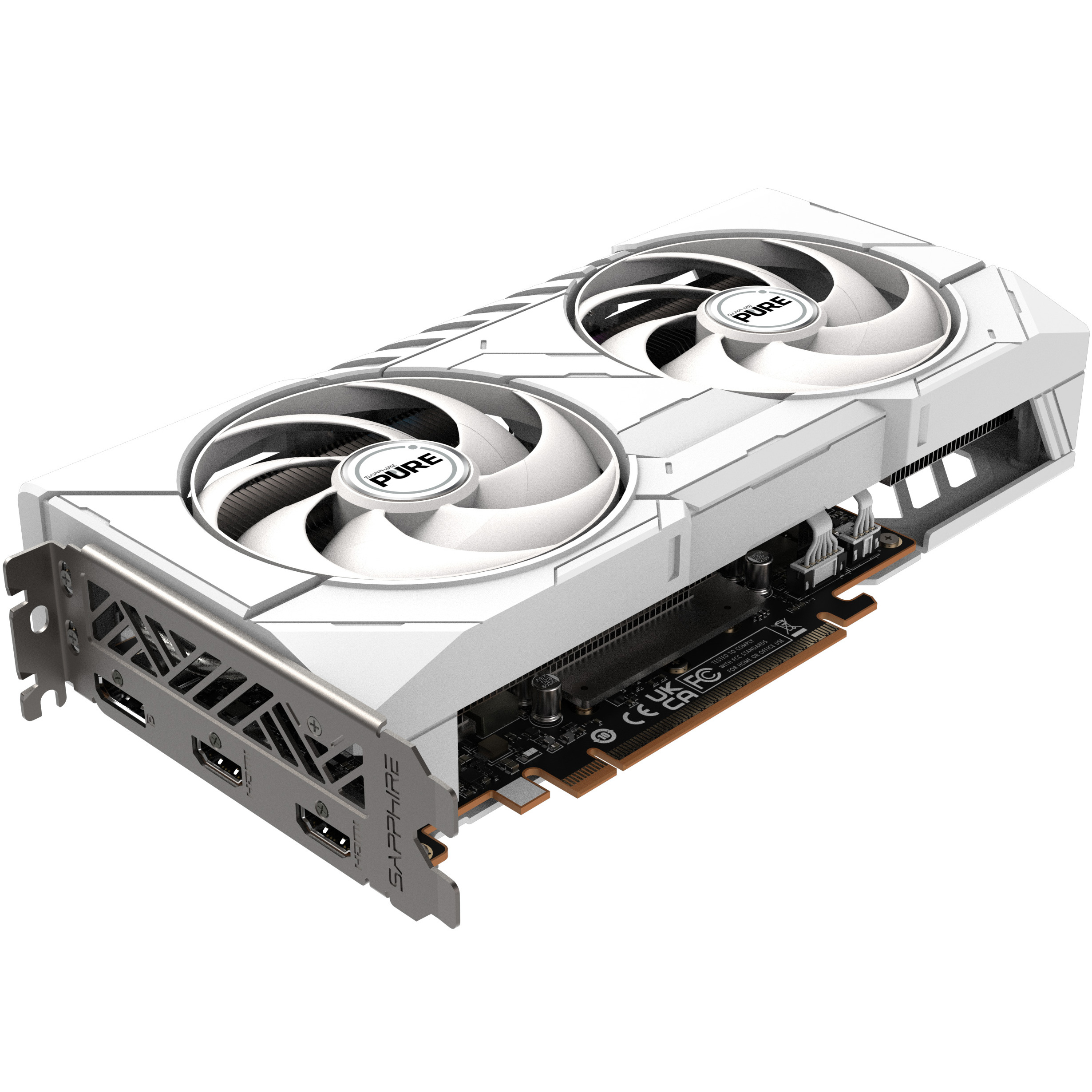 Відеокарта SAPPHIRE Pure Radeon RX 9060 XT 16GB White (11350-02-20G)