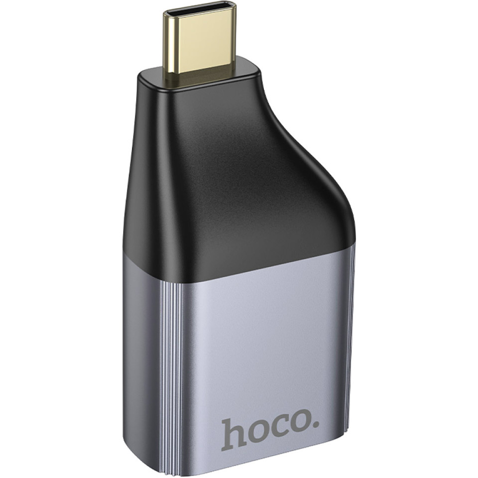 Адаптер HOCO UA33 USB-C to HDMI Black/Gray