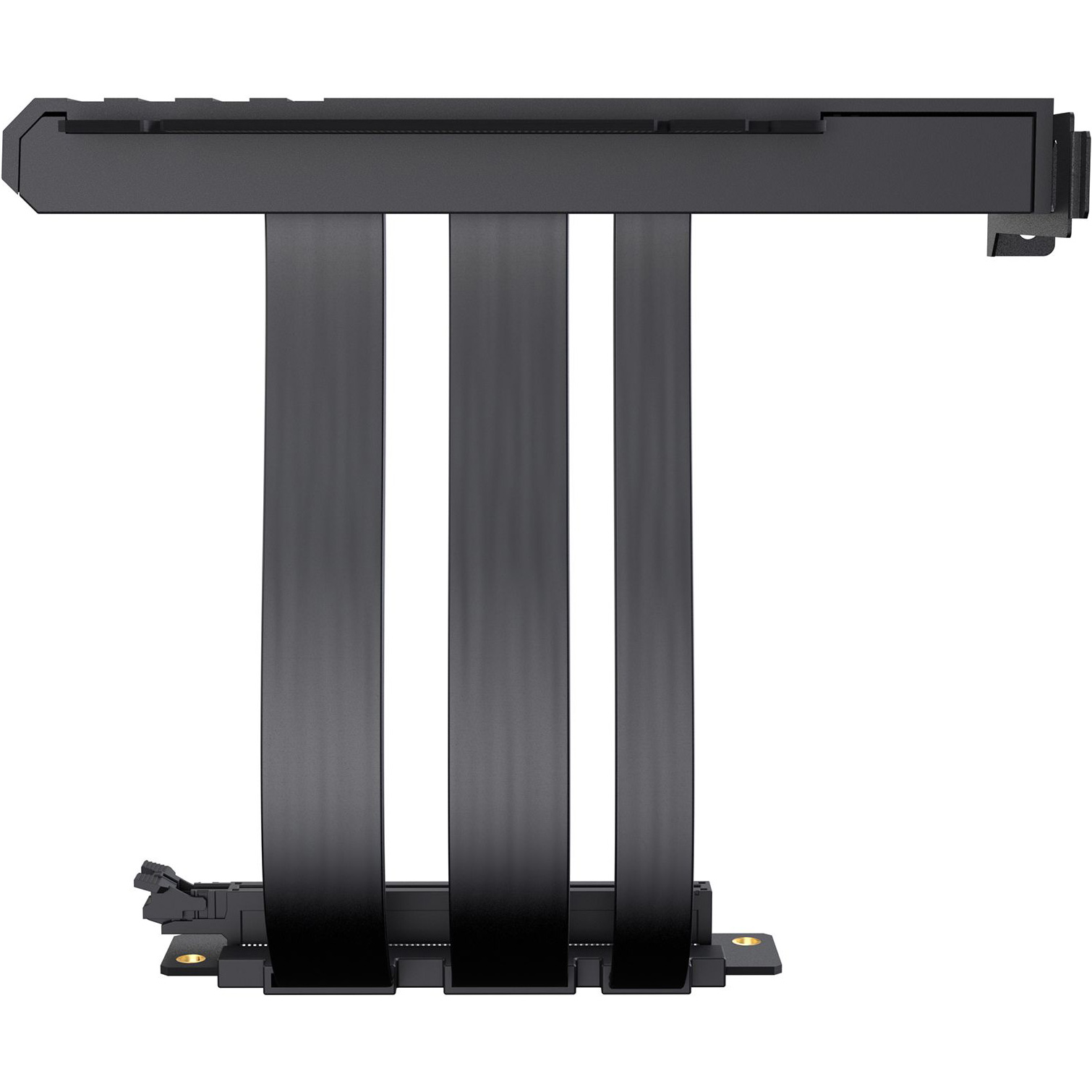 Вертикальное крепление для видеокарты HYTE PCIE40 4.0 Luxury Riser Cable 200mm Black (PE-CAY1010-00B)