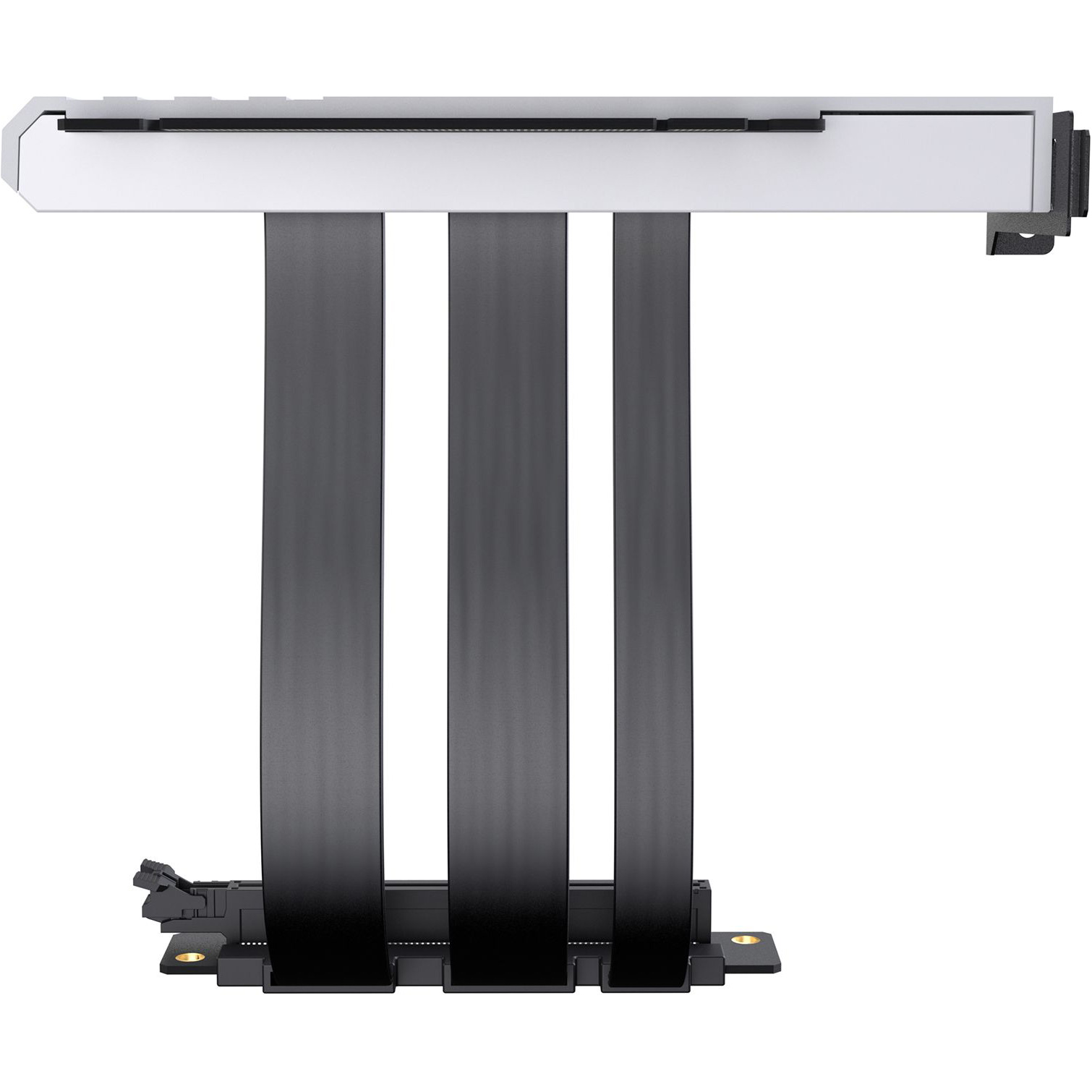 Вертикальное крепление для видеокарты HYTE PCIE40 4.0 Luxury Riser Cable 200mm White (PE-CAY1010-00W)