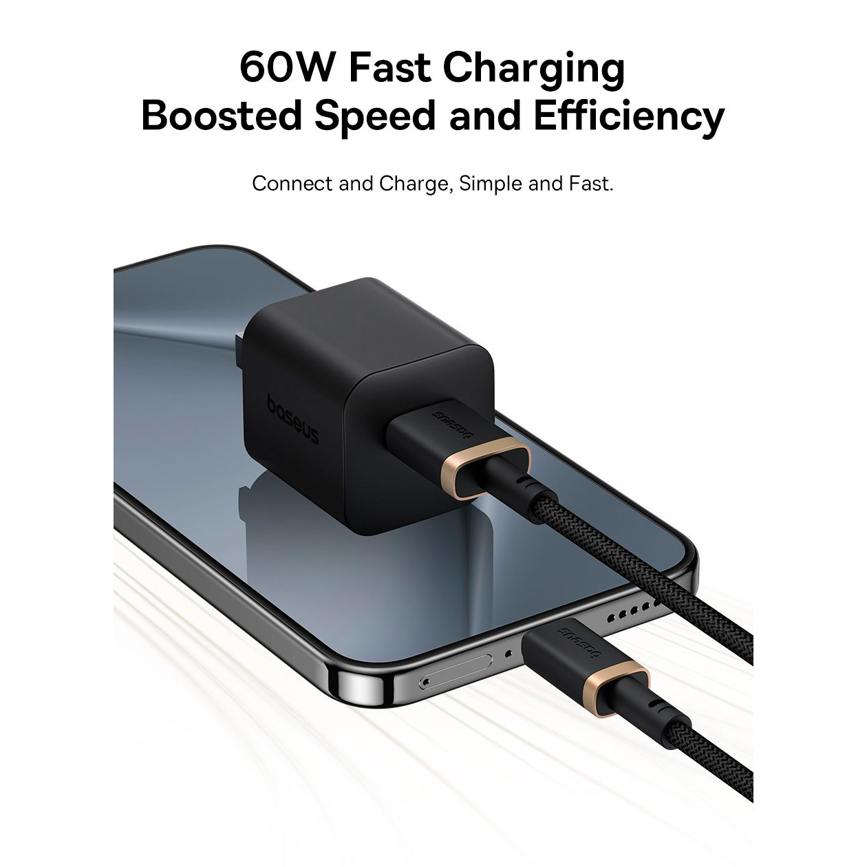 Кабель BASEUS Dura Series Fast Charging Cable USB to Type-C 60W 2м Black/Gold (P10377802U01-02)