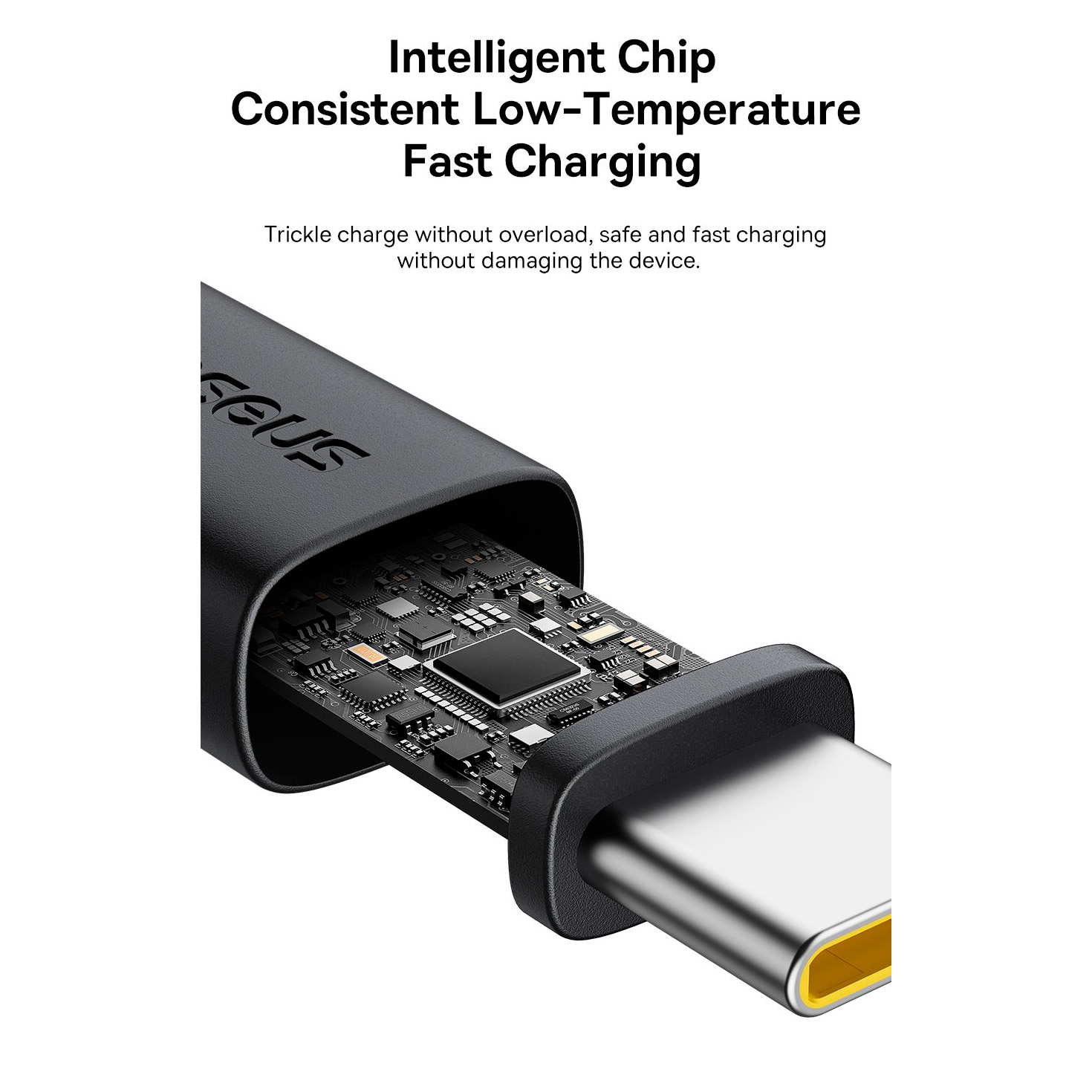 Кабель BASEUS Dura Series Fast Charging Cable USB to Type-C 60W 2м Black/Gold (P10377802U01-02)