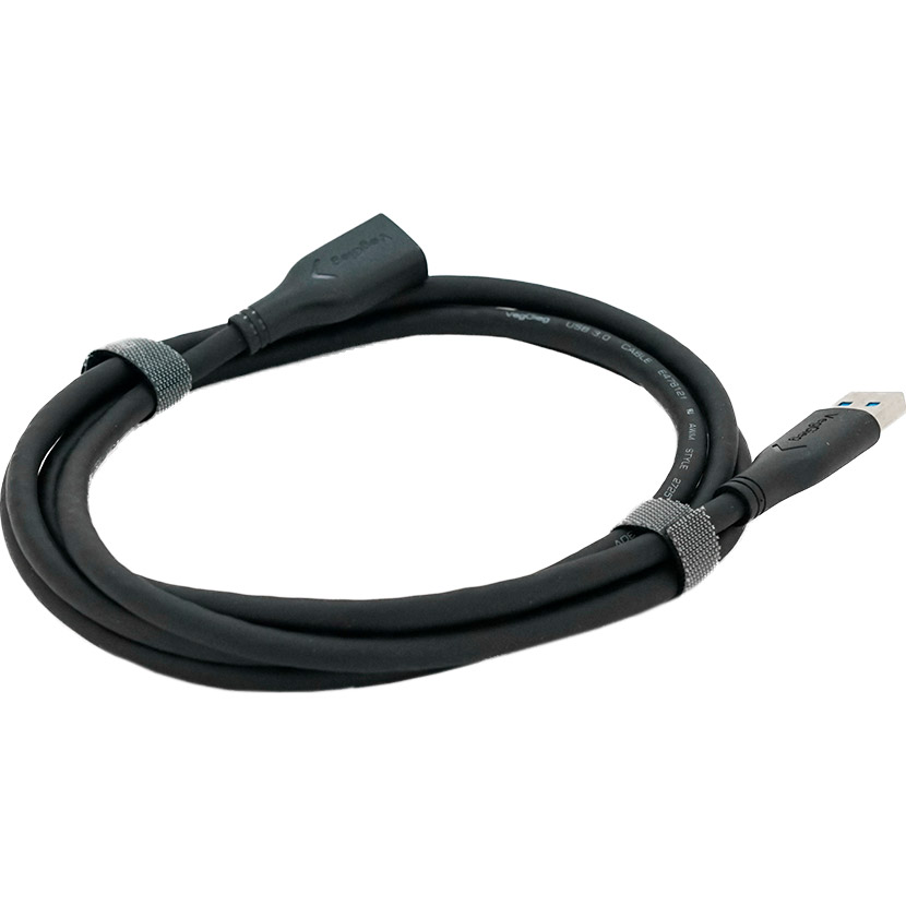 Кабель-подовжувач VEGGIEG USB 3.0 AM/AF 1.5м Black (YT-3.0AM\AF-1.5BL)