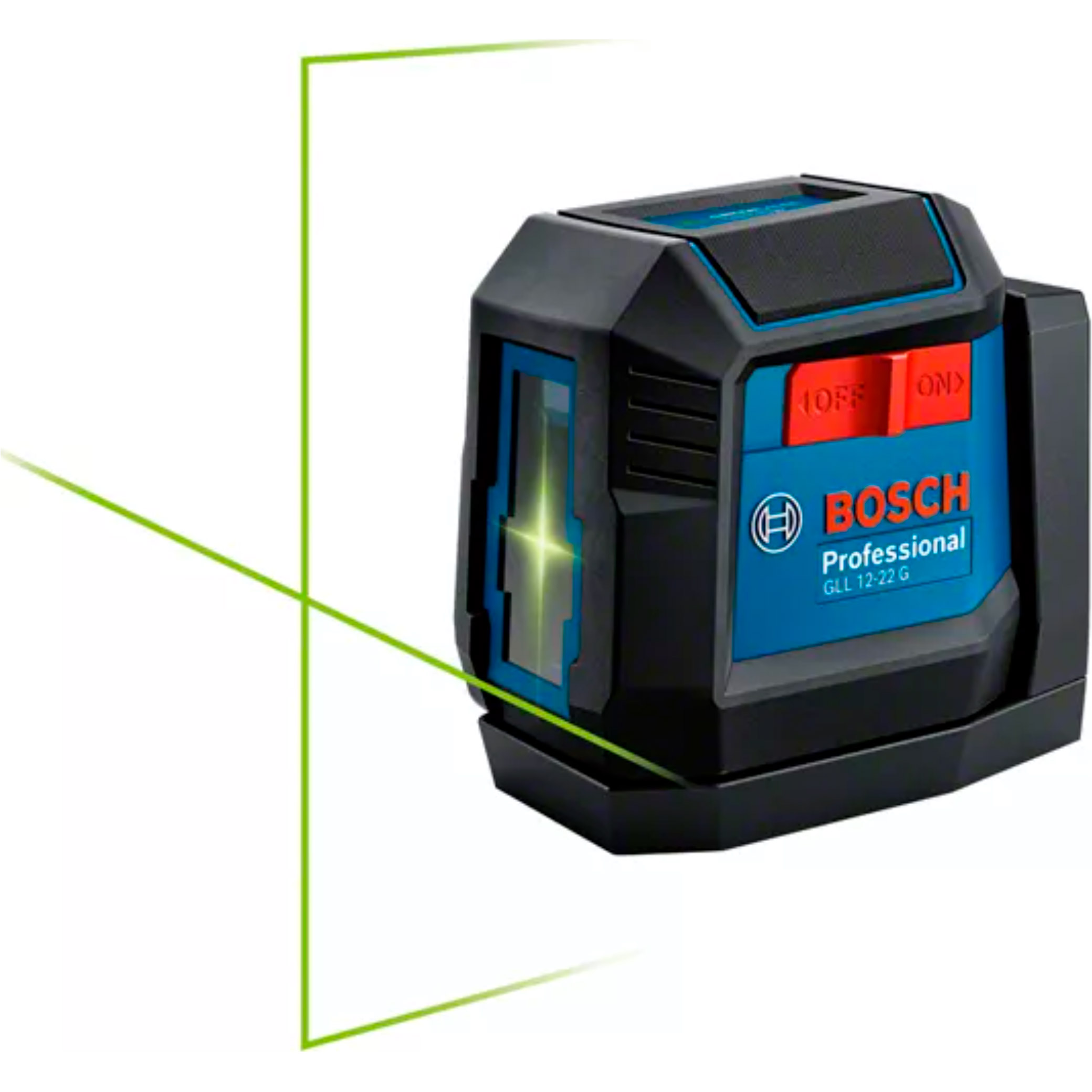 Нівелір лазерний BOSCH GLL 12-22 G Professional + 2xАКБ АА + чохол (0.601.065.320)