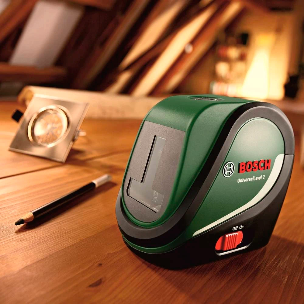 Нівелір лазерний BOSCH UniversalLevel 2 + чохол + 3xAA (0.603.663.802)