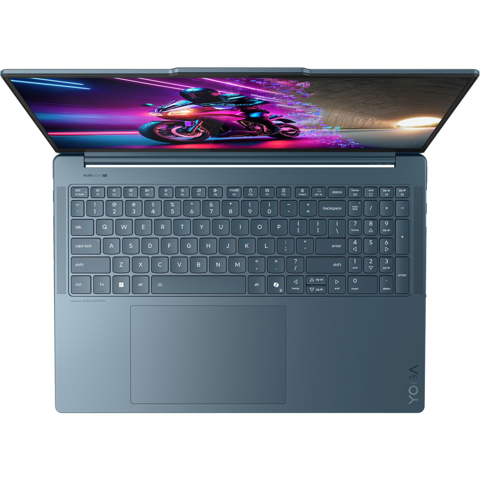 Ноутбук LENOVO Yoga Pro 9 16IAH10 Touch Tidal Teal (83L0005BRA)