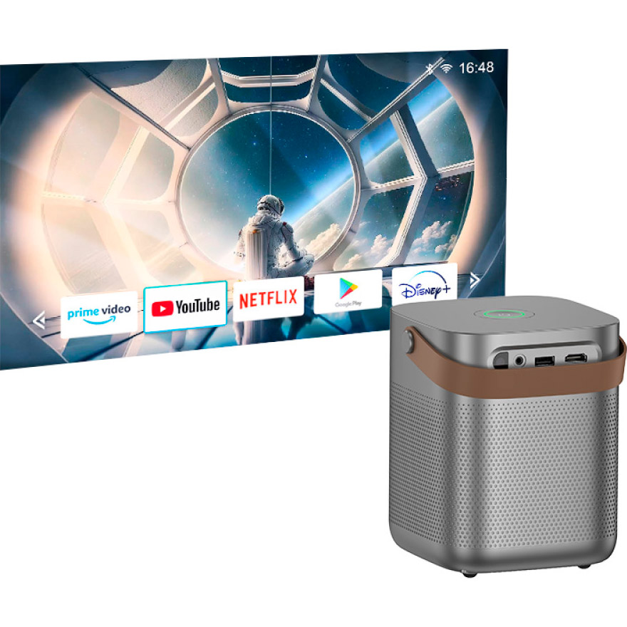 Проектор портативный HOCO DT4 Smart Full Autofocus Projector Android Version