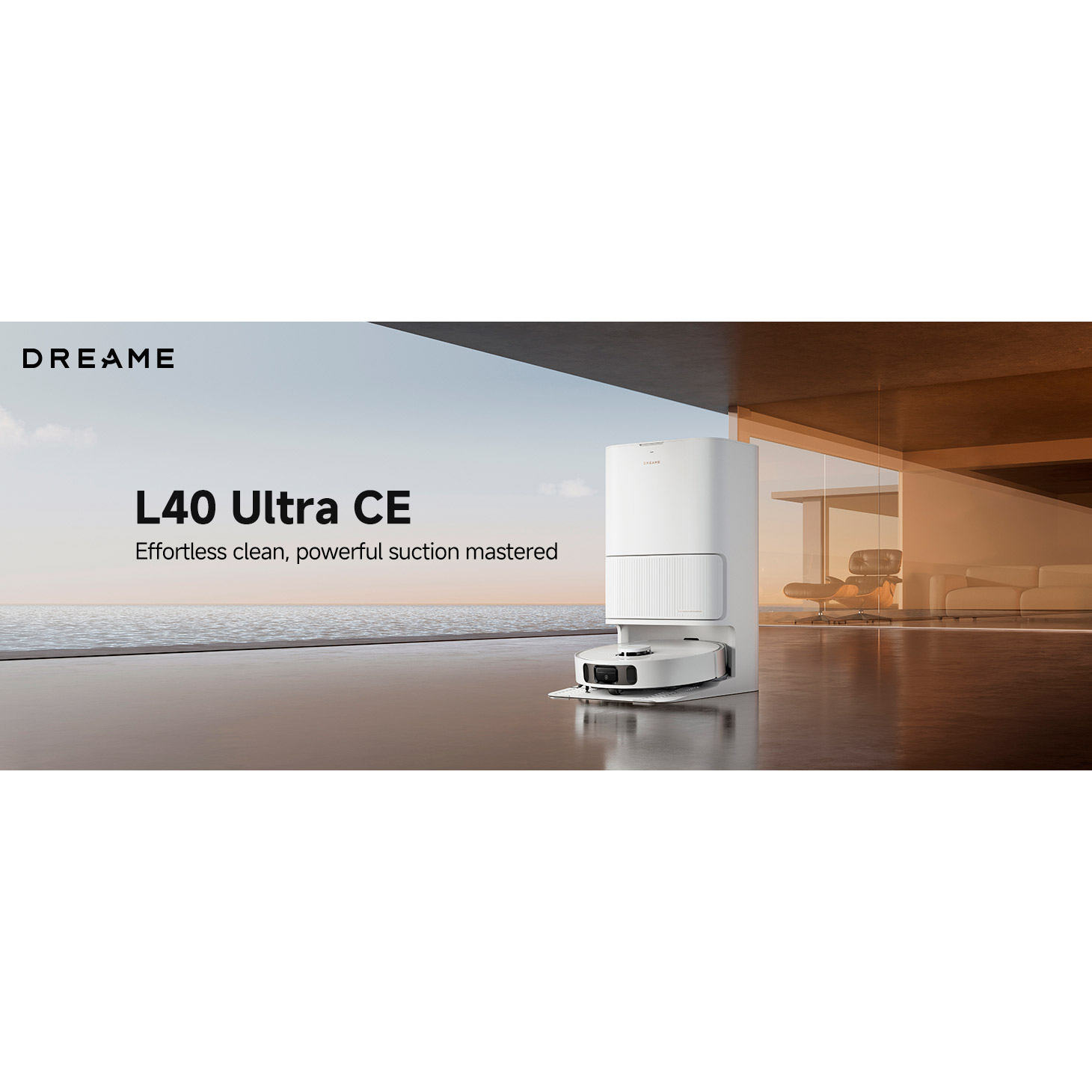 Робот-пилосос DREAME L40 Ultra CE White (RLD52SE-WH)