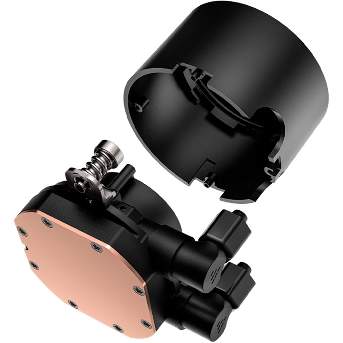 Система водяного охолодження PCCOOLER DA240 ARGB Black (DA240-BKAWXX-GL)
