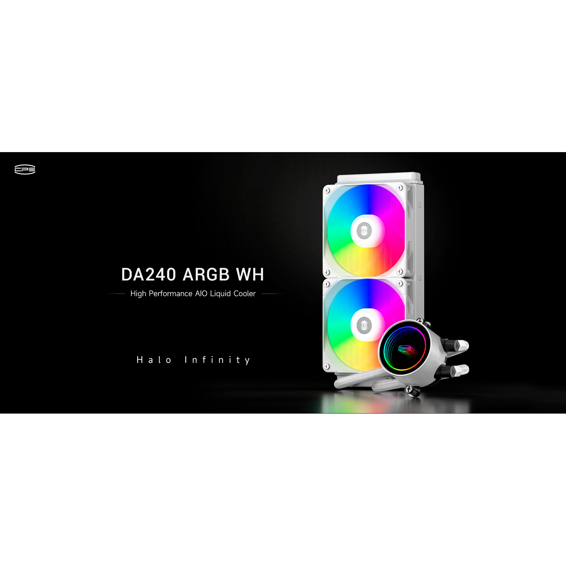 Система водяного охолодження PCCOOLER DA240 ARGB White (DA240-WHAWXX-GL)