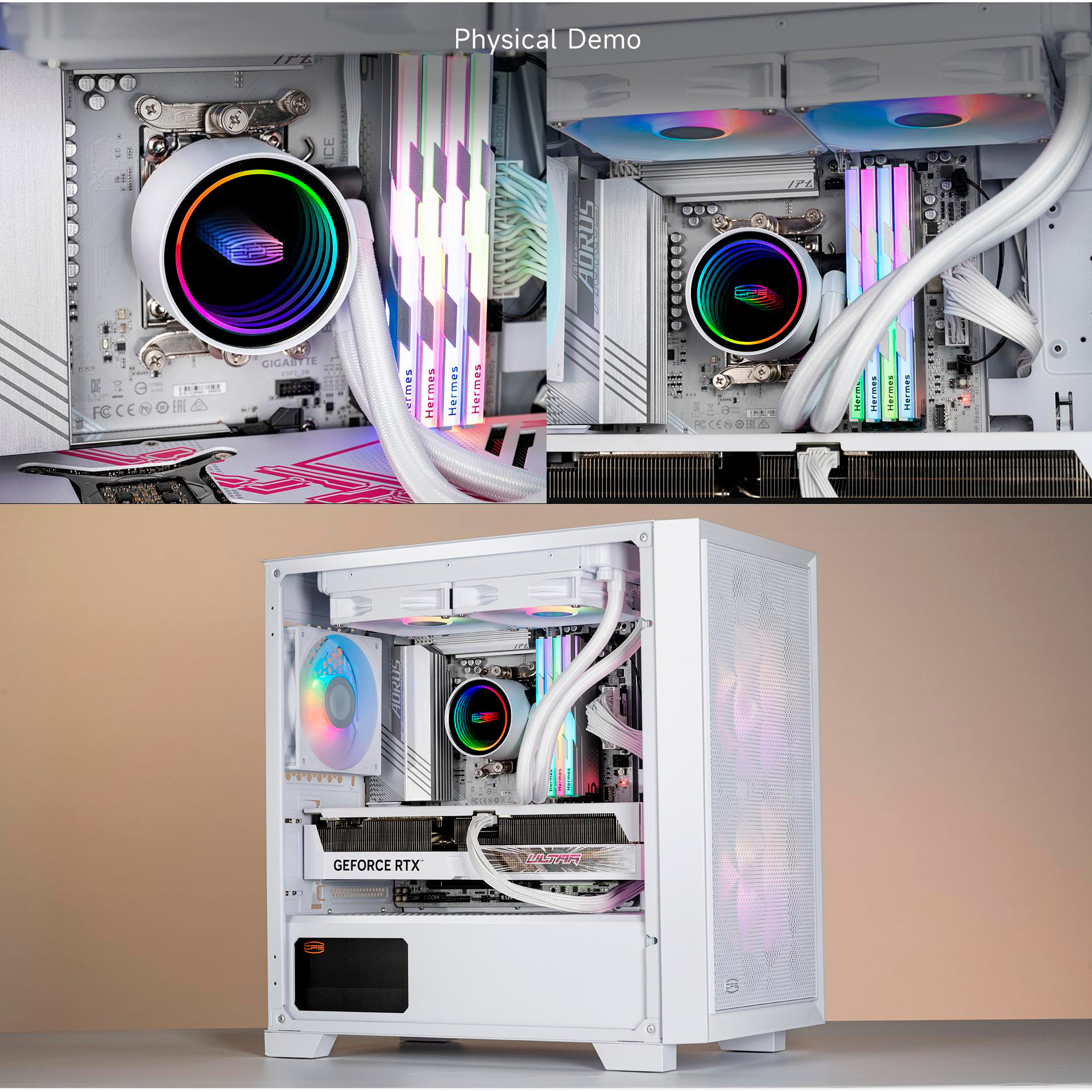 Система водяного охолодження PCCOOLER DA240 ARGB White (DA240-WHAWXX-GL)