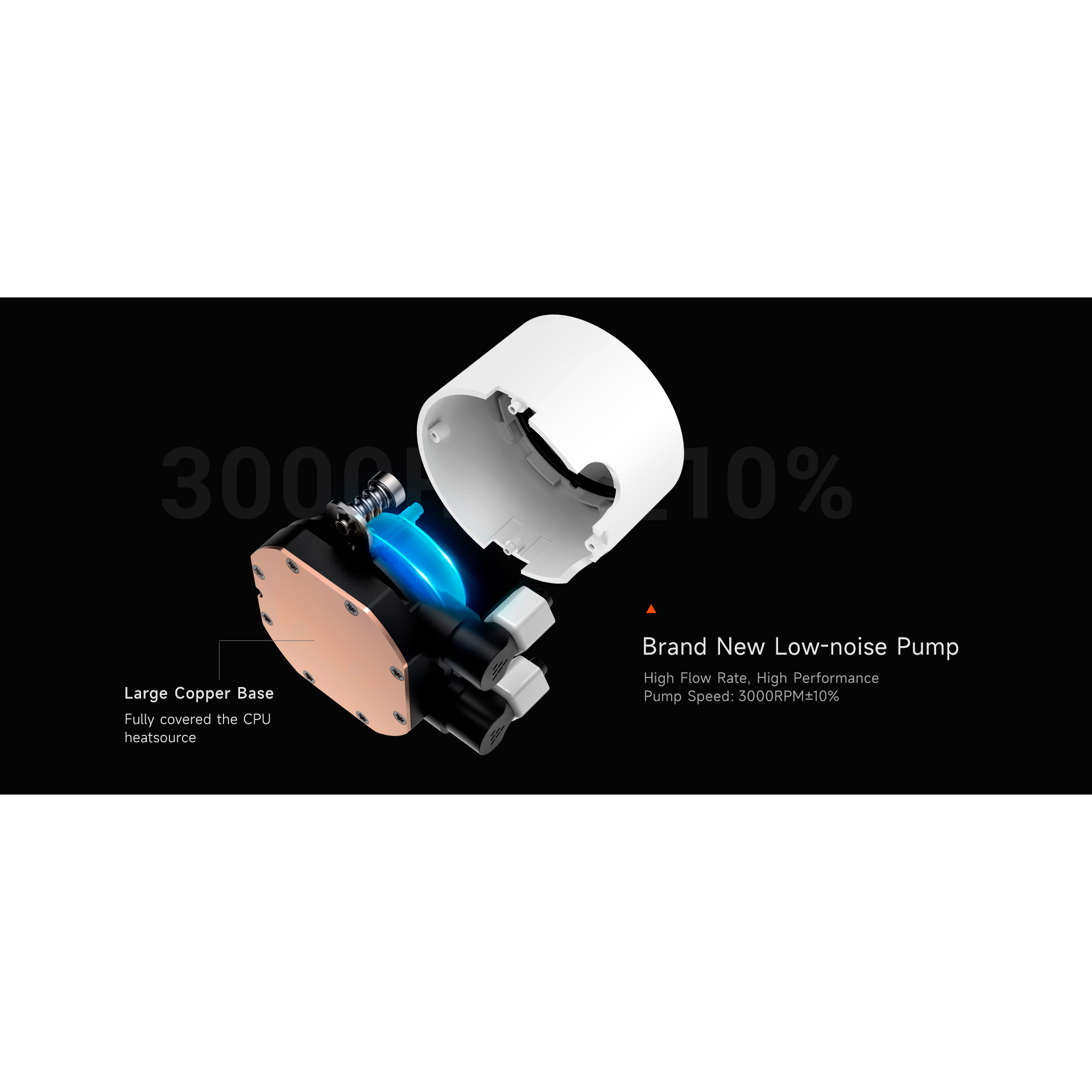 Система водяного охлаждения PCCOOLER DA360 ARGB White (DA360-WHAWXX-GL)