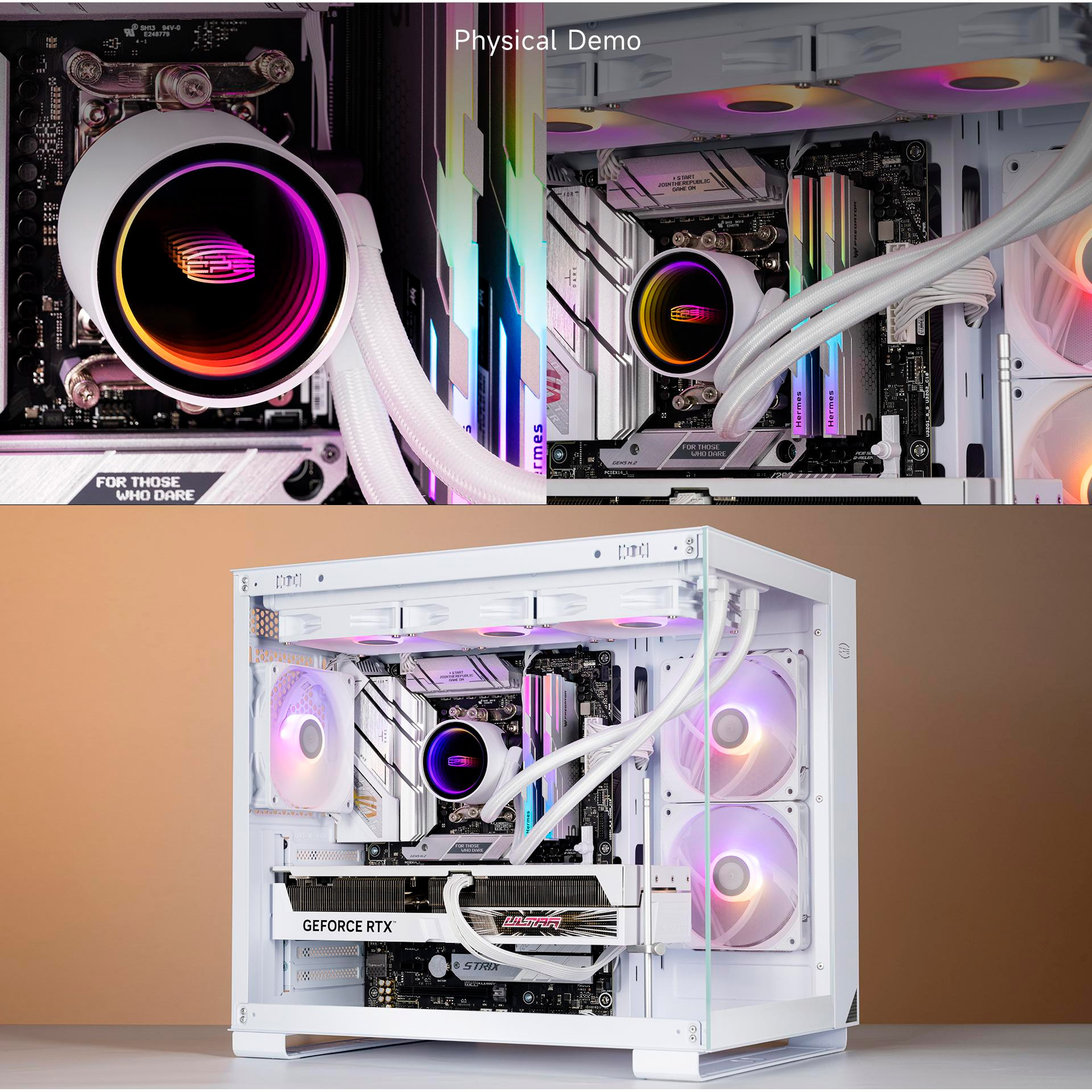Система водяного охлаждения PCCOOLER DA360 ARGB White (DA360-WHAWXX-GL)