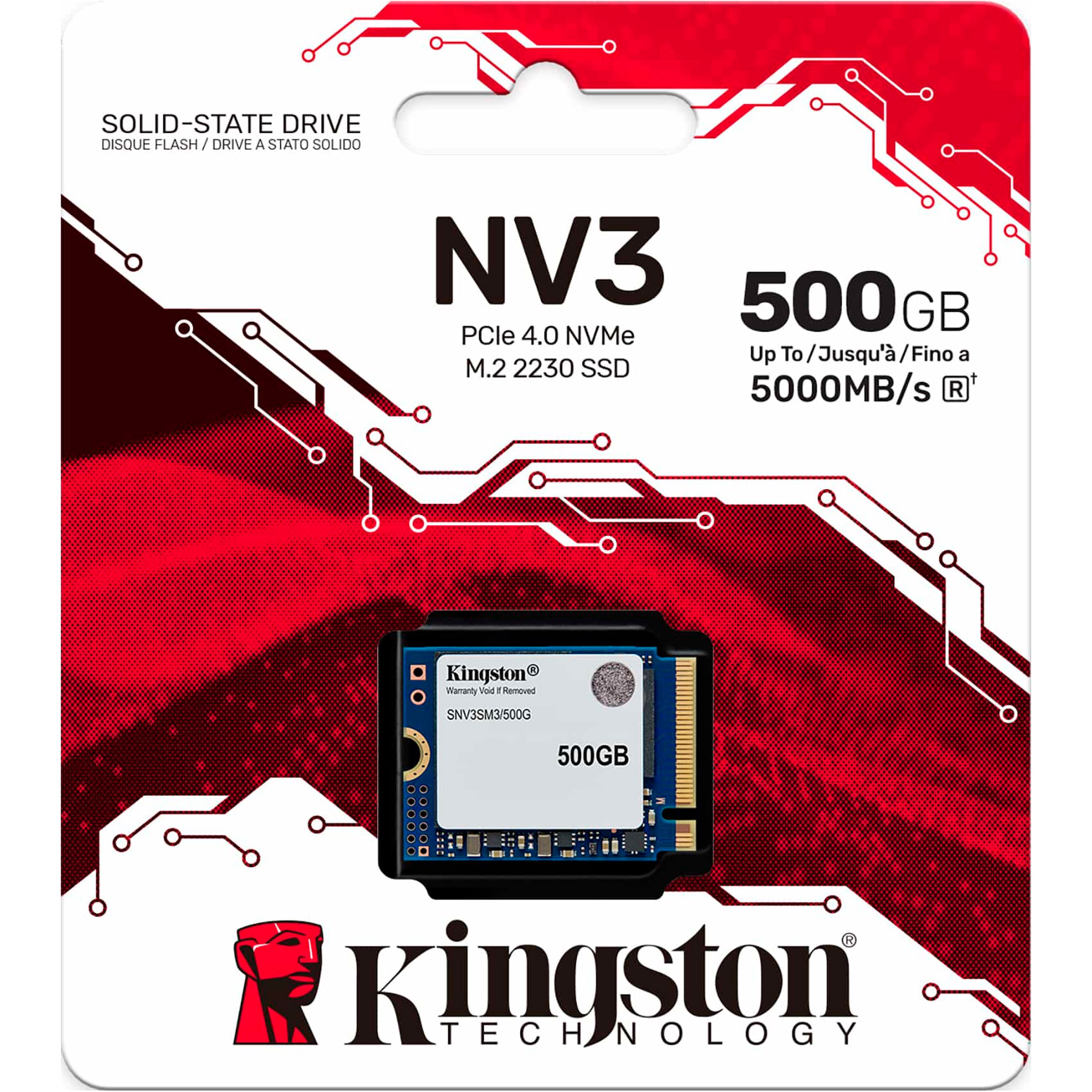 SSD диск KINGSTON NV3 500GB M.2 NVMe (SNV3SM3/500G)