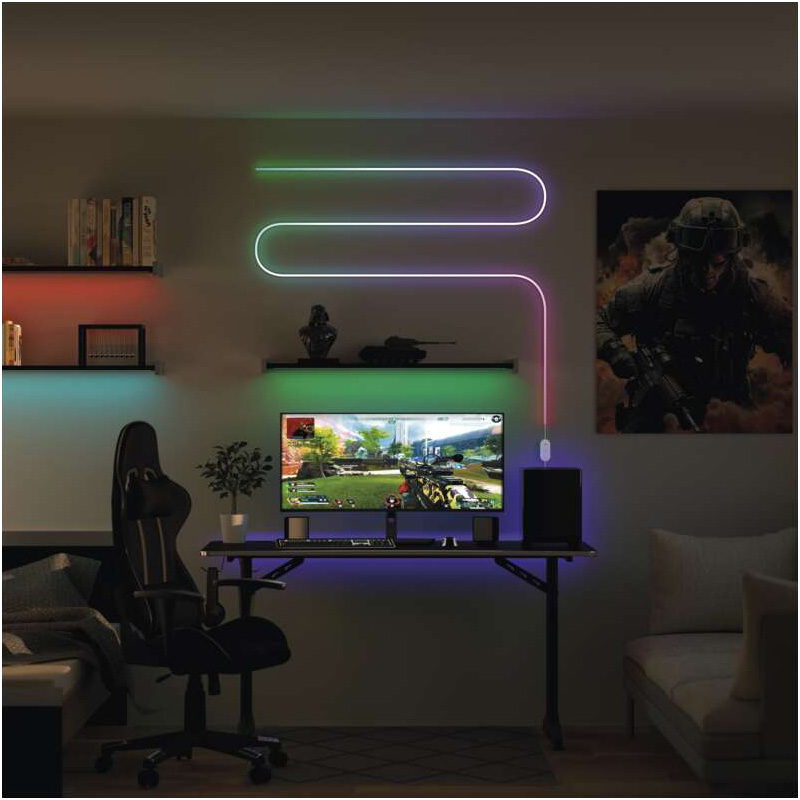 Розумна LED стрічка EMOS Neon White RGBIC 3м (ZPW313I)