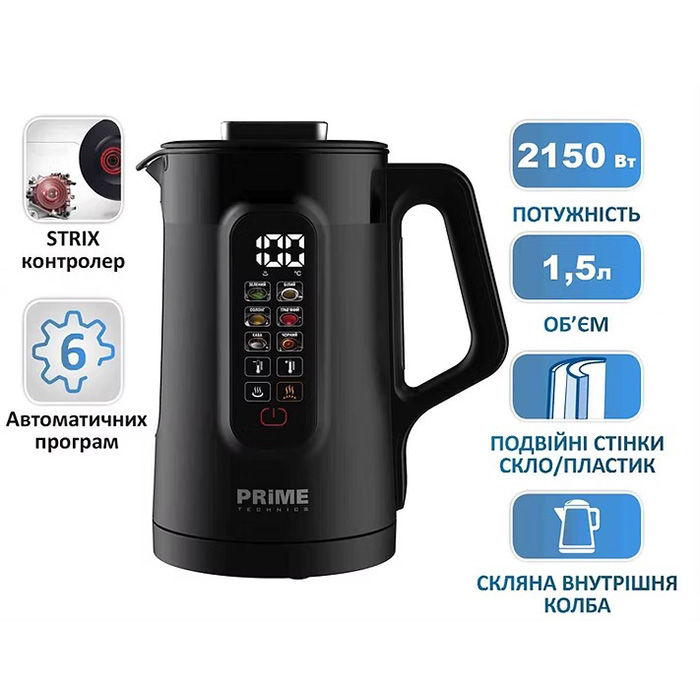 Электрочайник PRIME TECHNICS PKD 1598 BG