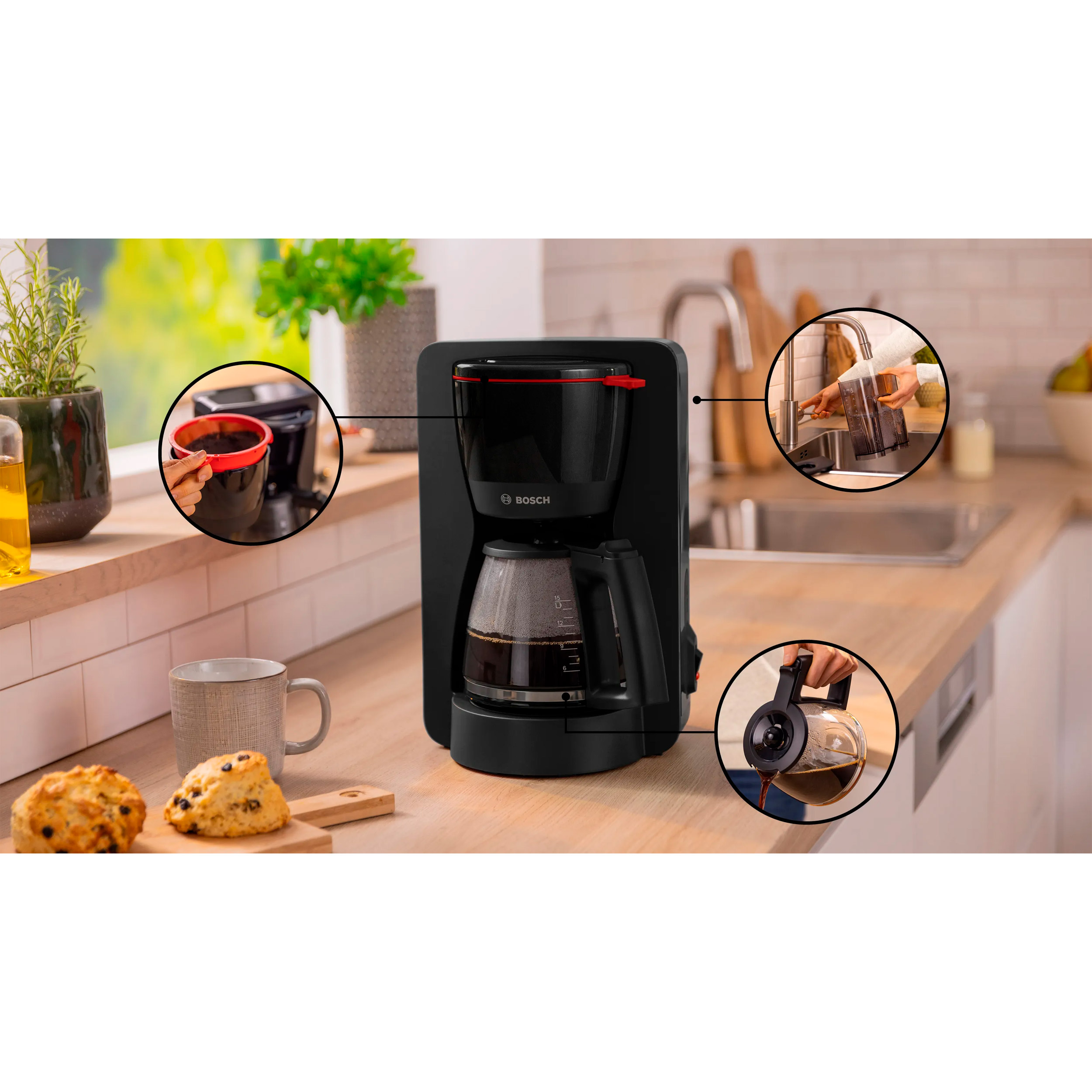 Капельная кофеварка BOSCH MyMoment TKA2M113