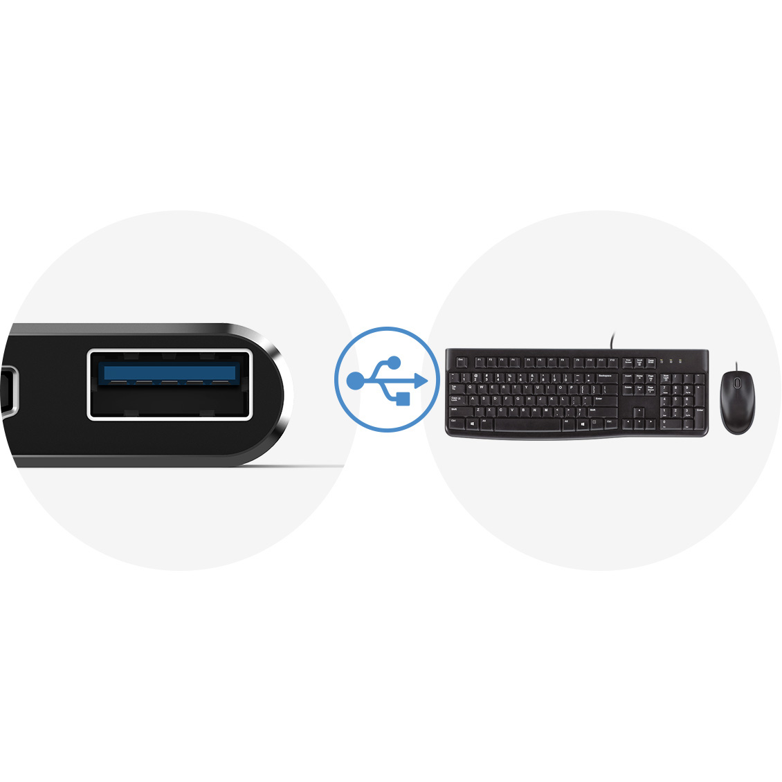 Адаптер XP-PEN USB-C 3-in-1 Multiport Adapter (ACW01)