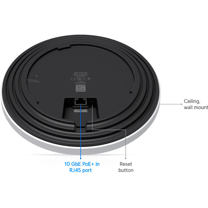 Точка доступу UBIQUITI UniFi U7 Pro XG (U7-PRO-XG)