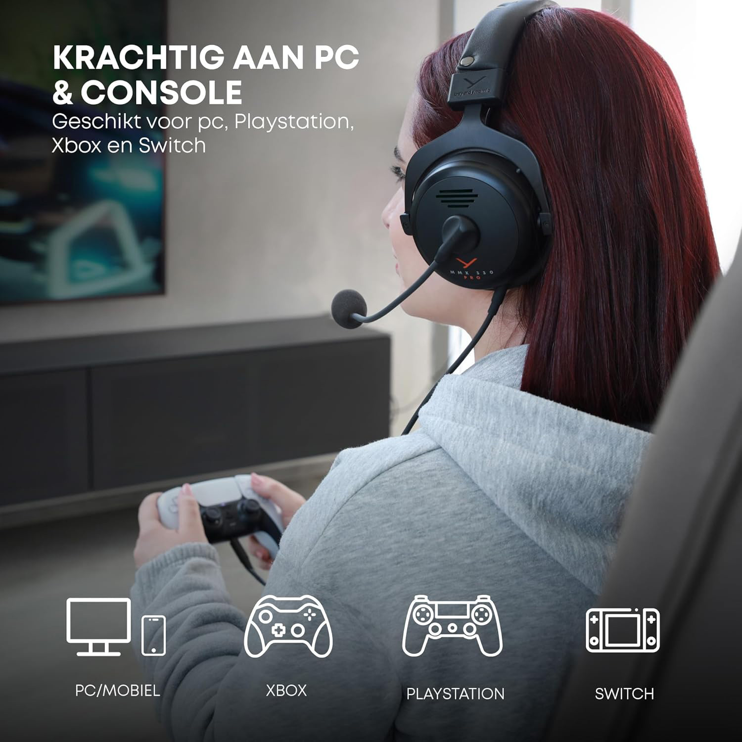 Наушники геймерские BEYERDYNAMIC MMX 330 Pro Black