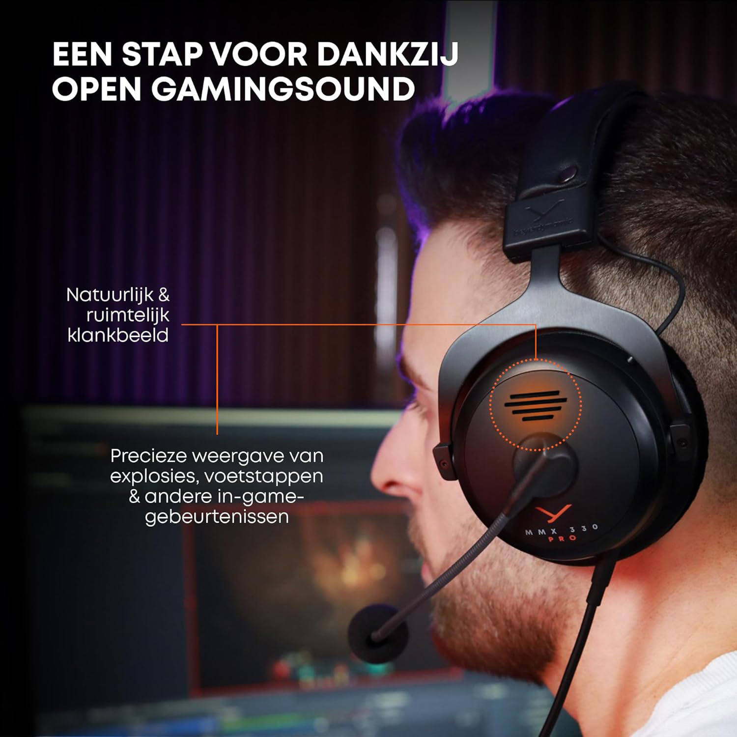 Наушники геймерские BEYERDYNAMIC MMX 330 Pro Black