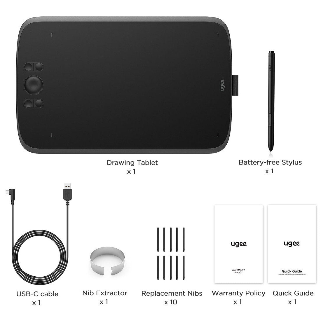 Графічний планшет UGEE M808 (UGM808E 16K)
