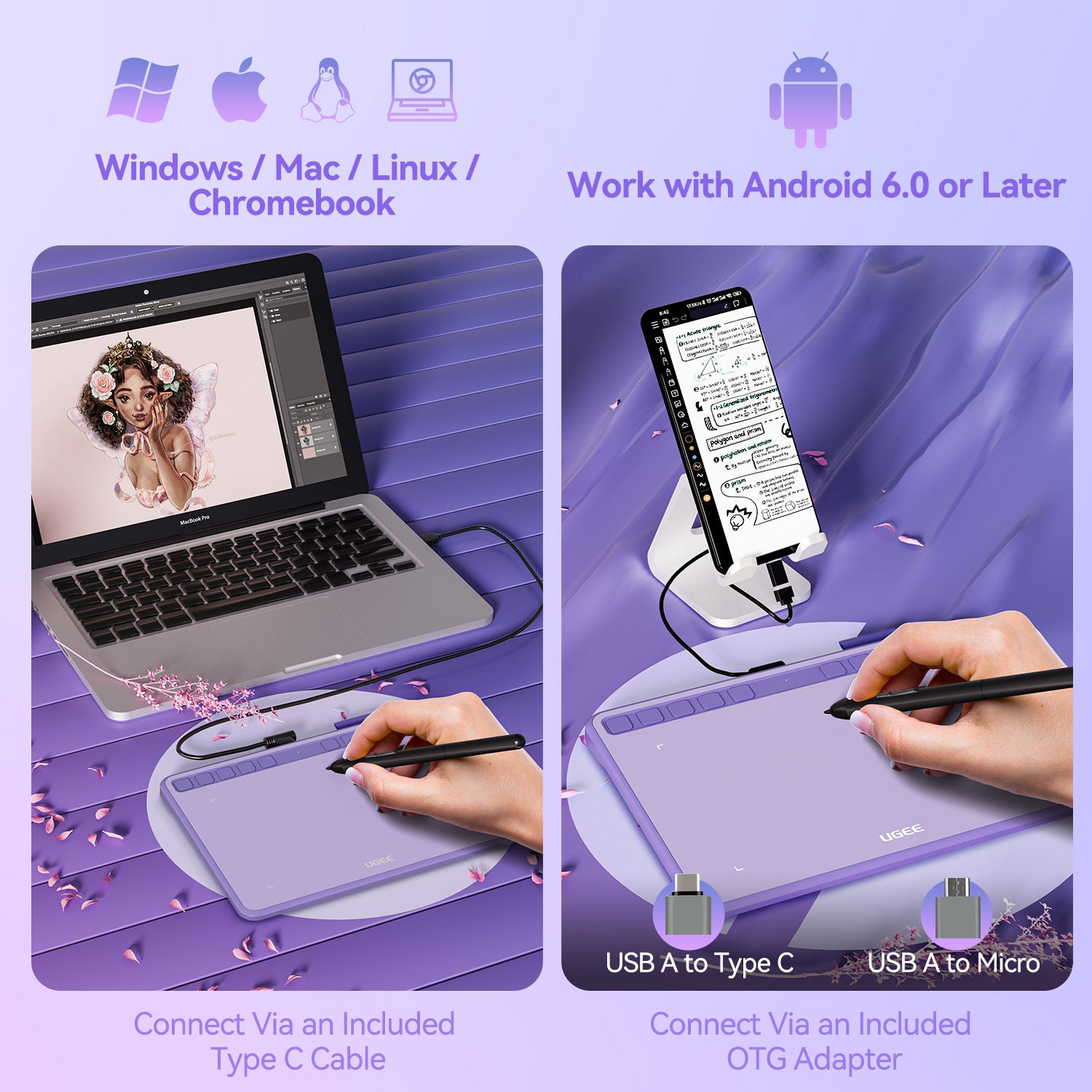 Графічний планшет UGEE S640 (ZYS640-G-N)