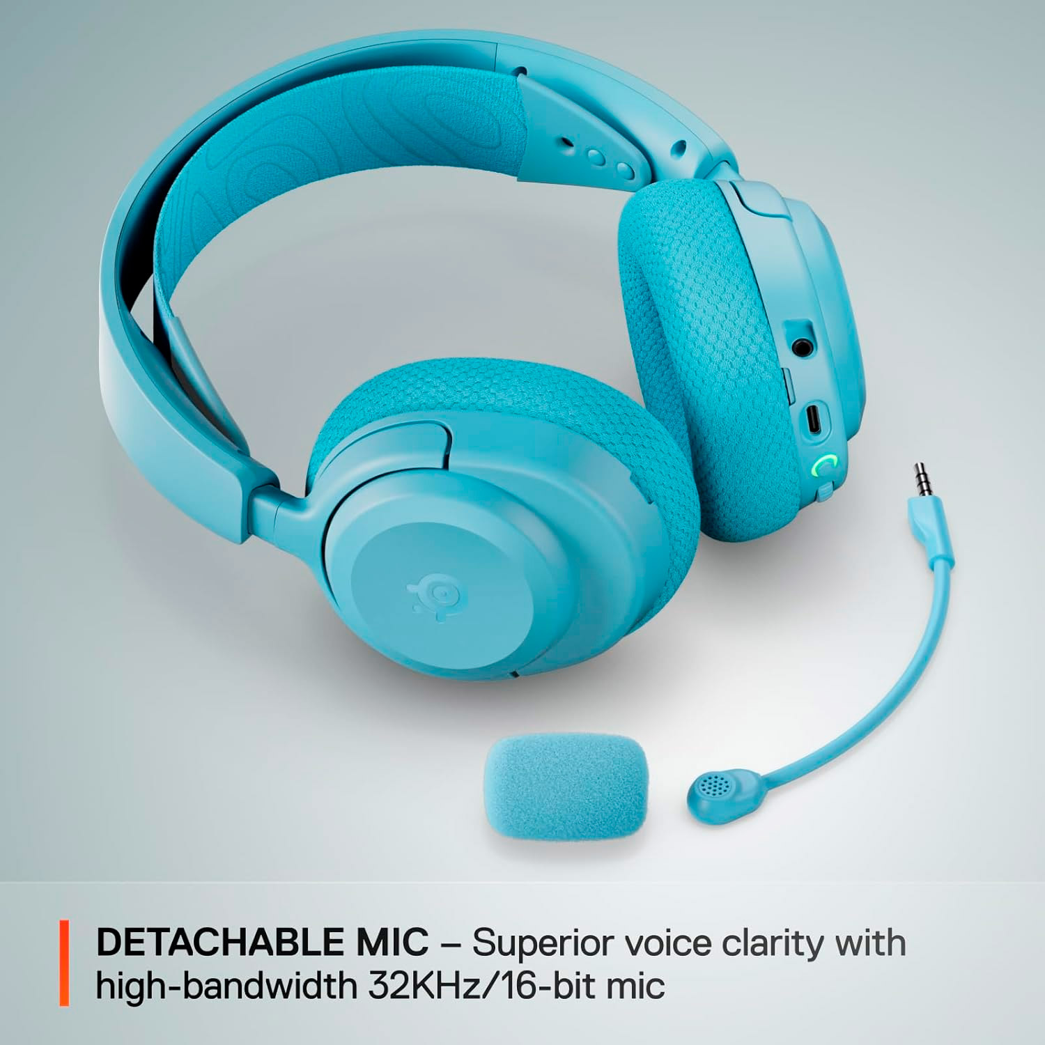 Наушники геймерские STEELSERIES Arctis Nova 3P Wireless Aqua (61688)