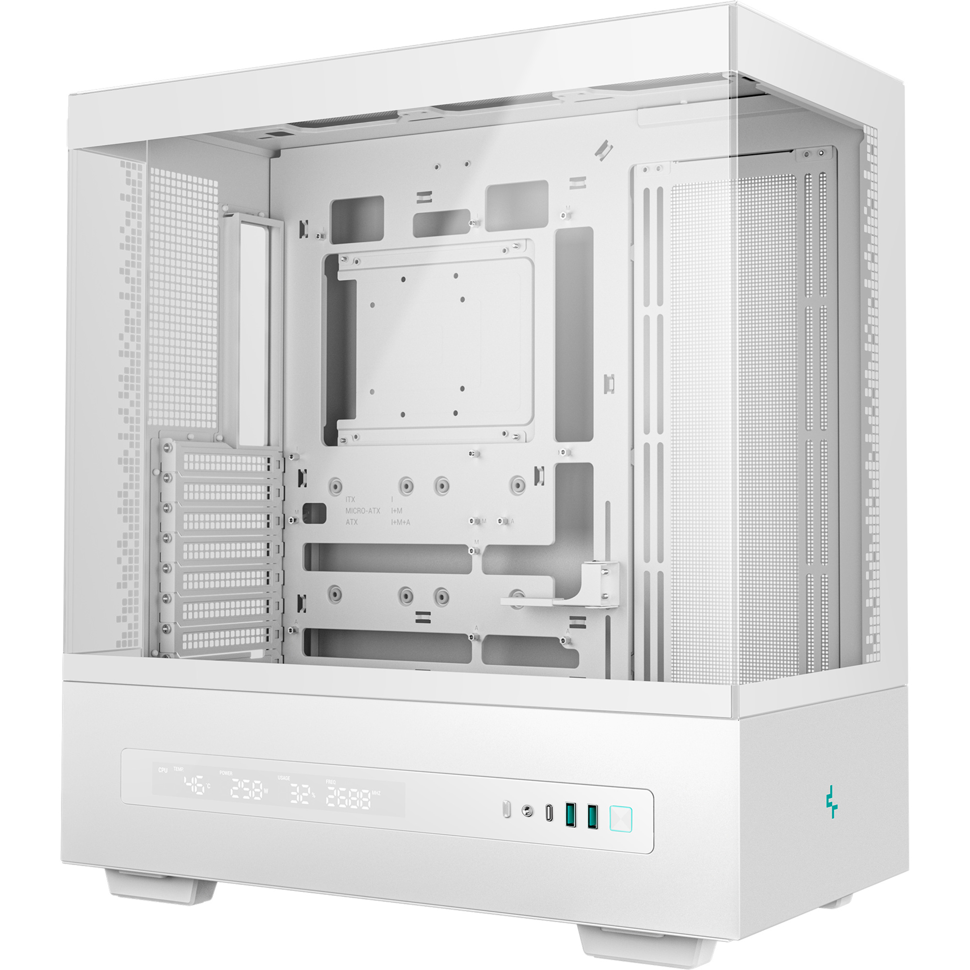 Корпус DEEPCOOL CH690 Digital White (R-CH690-WHNNA0D-G-1)