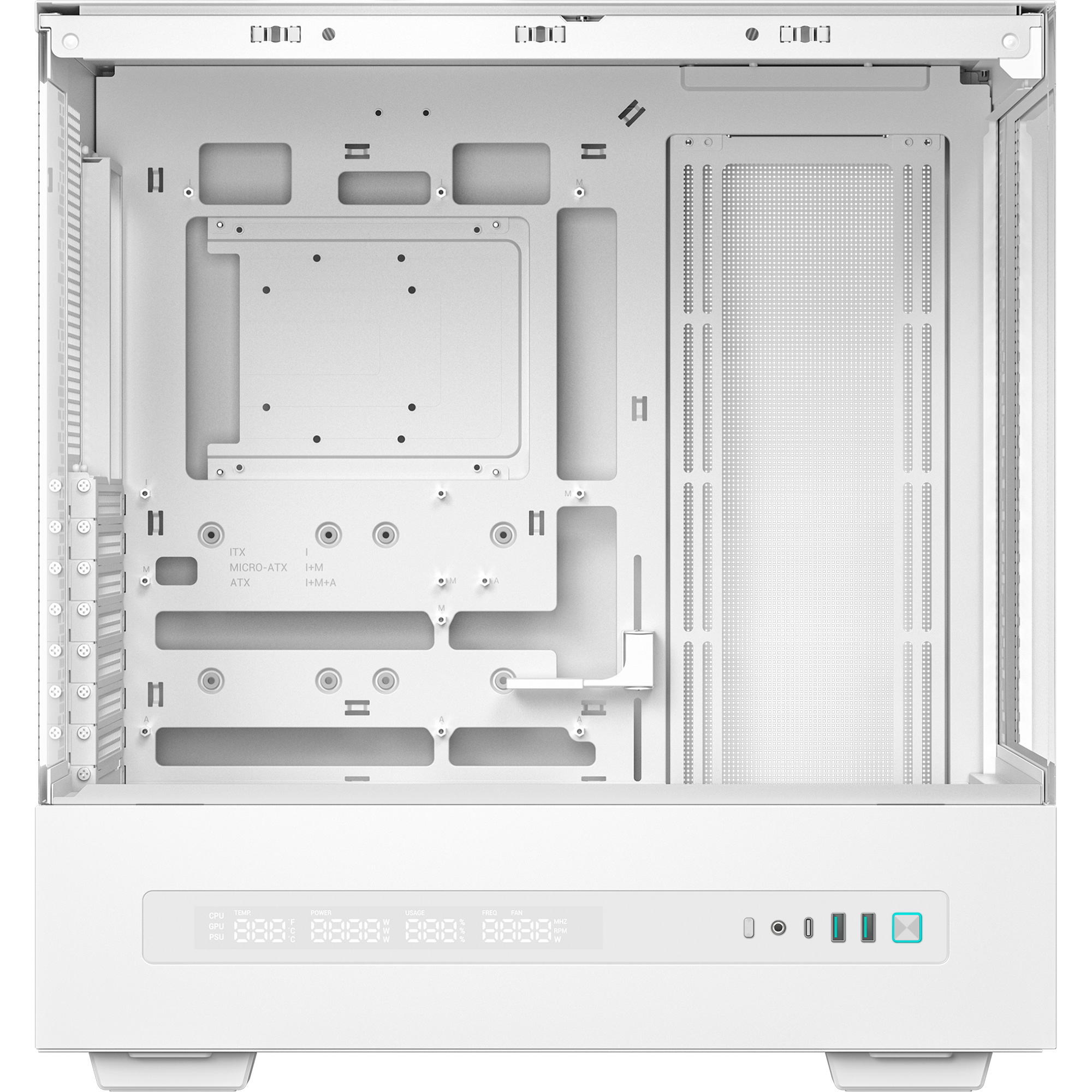 Корпус DEEPCOOL CH690 Digital White (R-CH690-WHNNA0D-G-1)