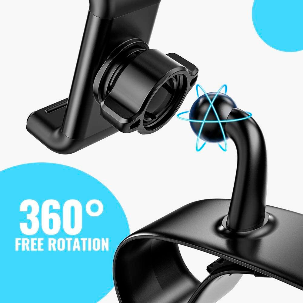 Автотримач для смартфона UGREEN LP189 Dashboard Snap Clip Phone Holder Black (60796)