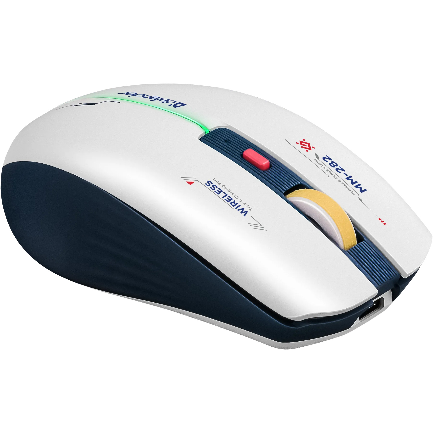 Миша ігрова DEFENDER Dila MM-282 White/Blue (52282)