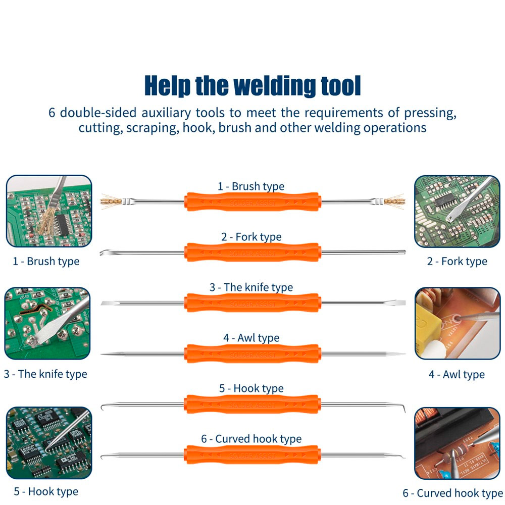 Набір інструментів для пайки ANENG SL-101 17 Set