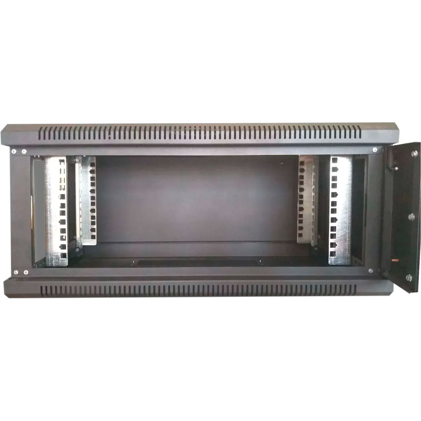 Настінна шафа 19" HYPERNET PL-WMNC-4U-Black (4U, 600x450мм, RAL9005)