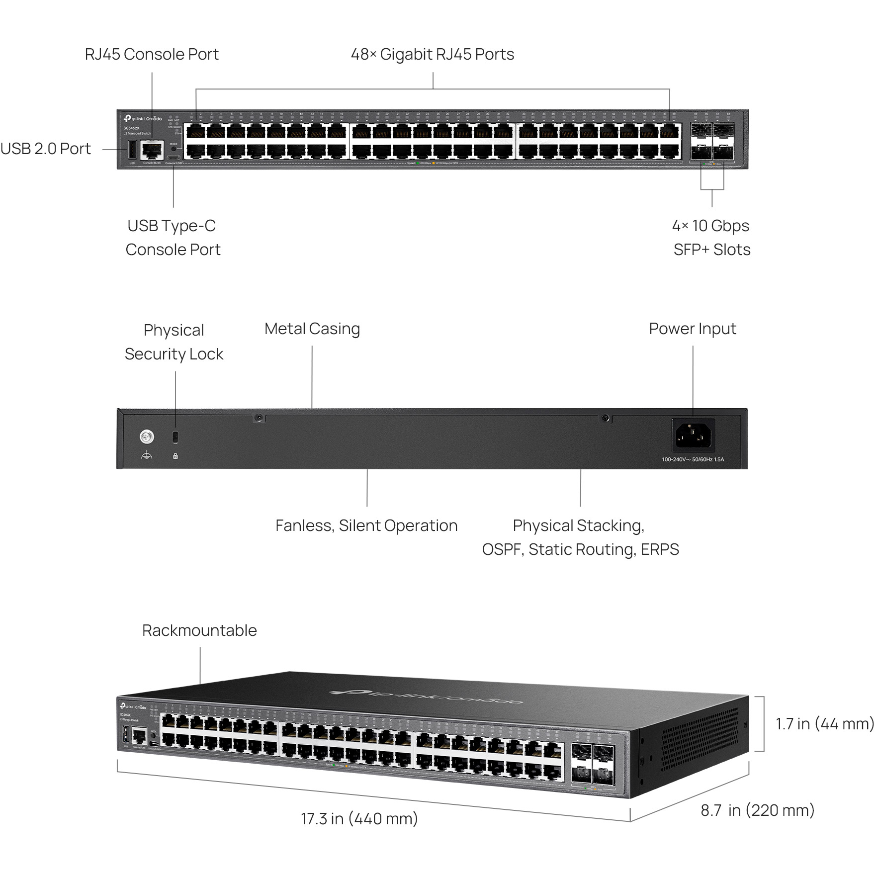 Комутатор TP-LINK Omada SG5452X