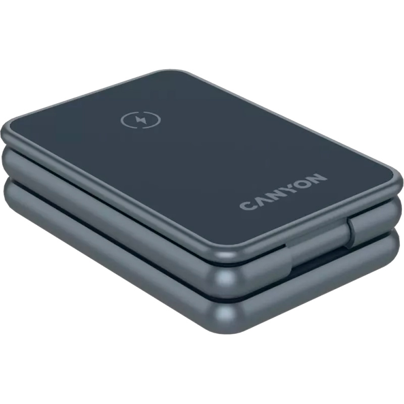 Бездротовий зарядний пристрій CANYON WS-309 Wireless Charging Station Metal (CNS-WCS309M)