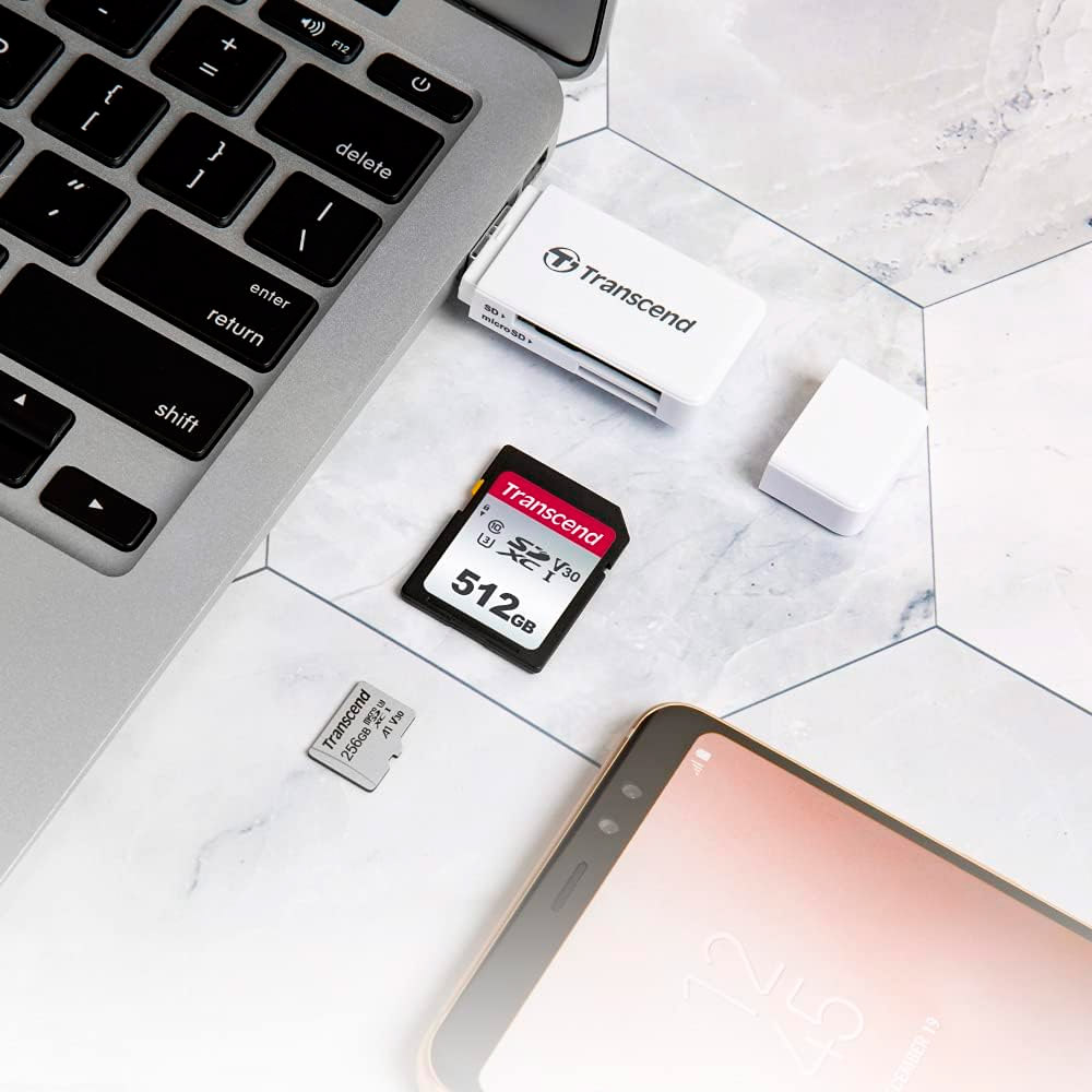 Карта пам'яті TRANSCEND microSDXC 300S 1TB UHS-I U3 V30 A2 Class 10 + SD-adapter (TS1TUSD300S-A)