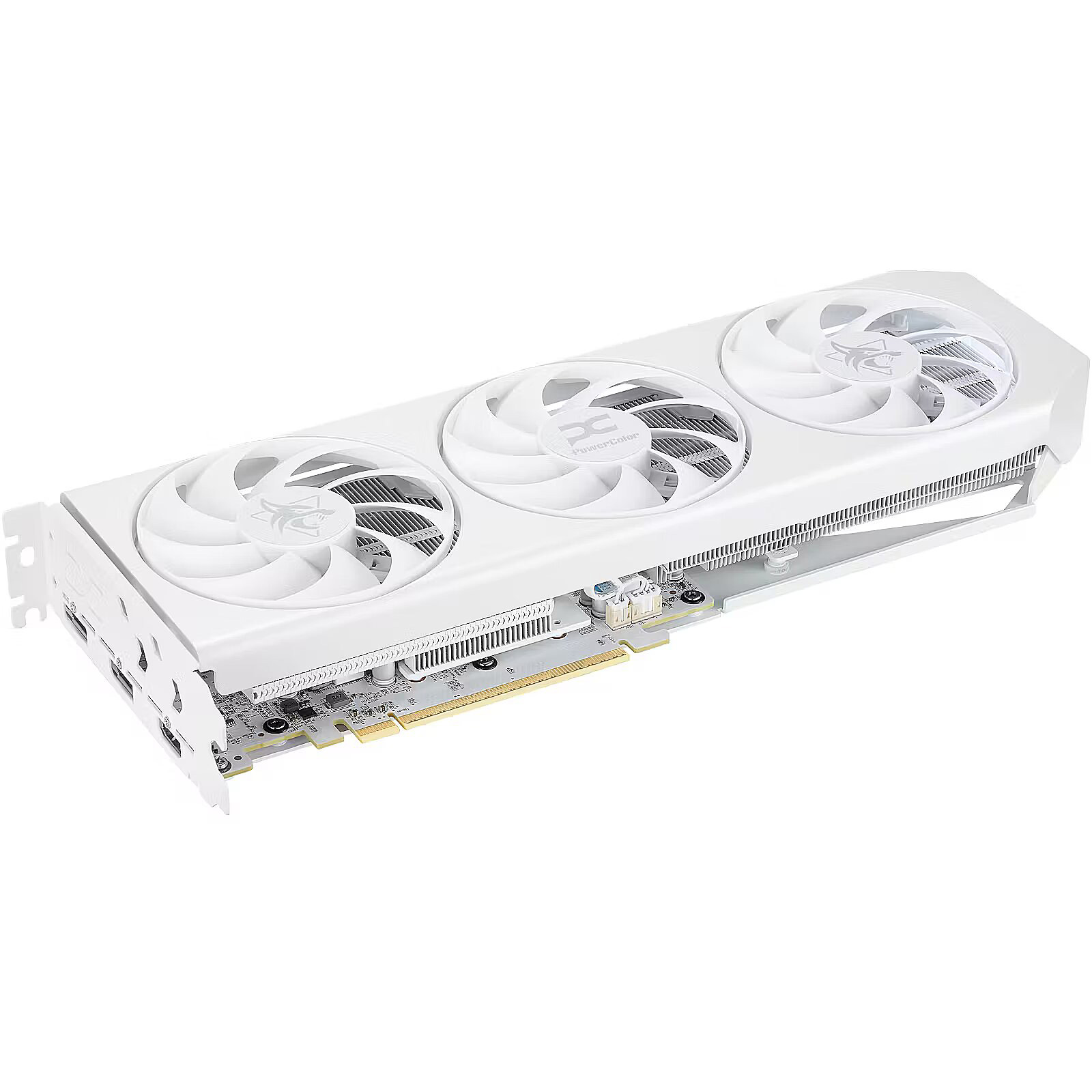 Видеокарта POWERCOLOR Hellhound Spectral White Radeon RX 9060 XT 16GB GDDR6 (RX9060XT 16G-L/OC/WHITE)
