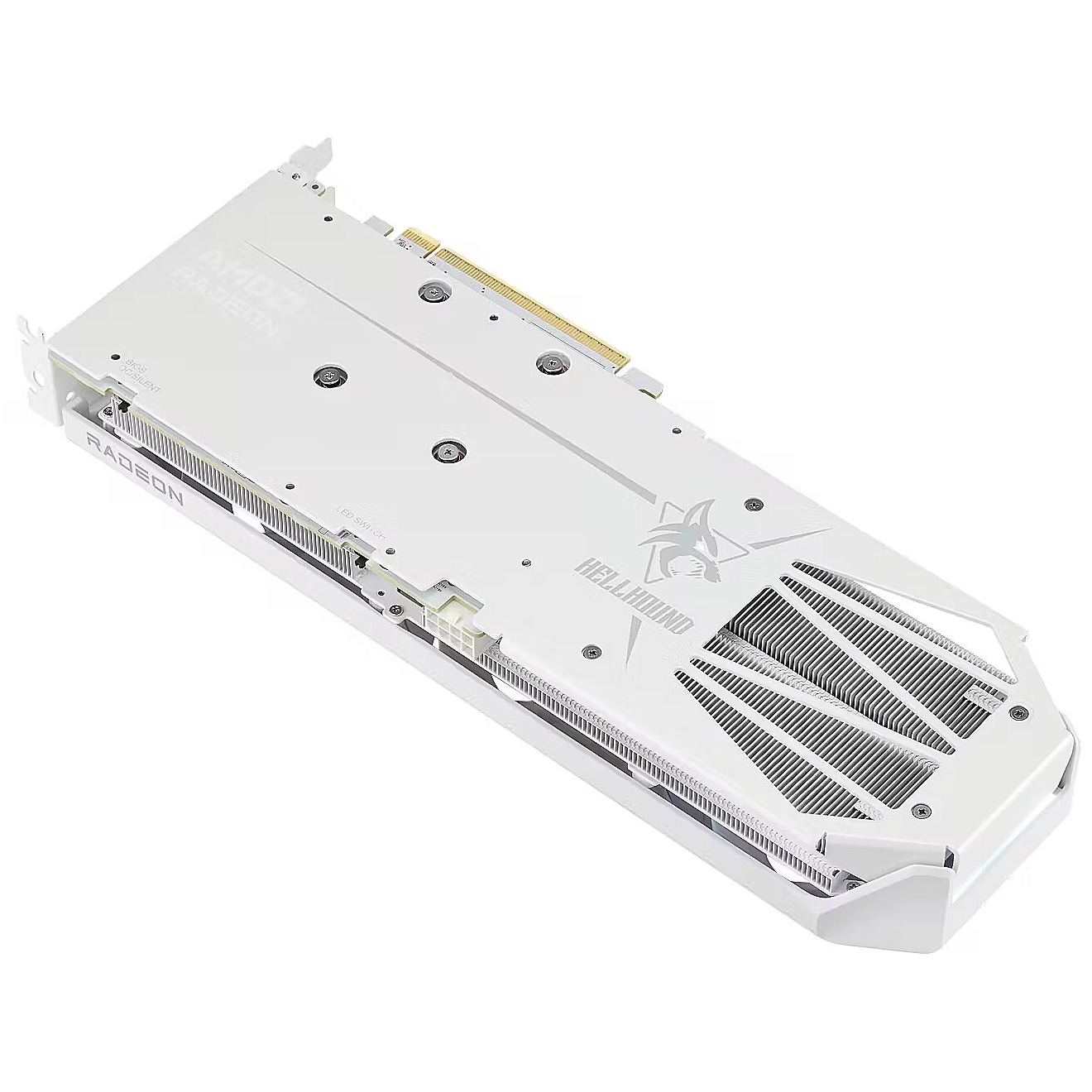 Видеокарта POWERCOLOR Hellhound Spectral White Radeon RX 9060 XT 16GB GDDR6 (RX9060XT 16G-L/OC/WHITE)