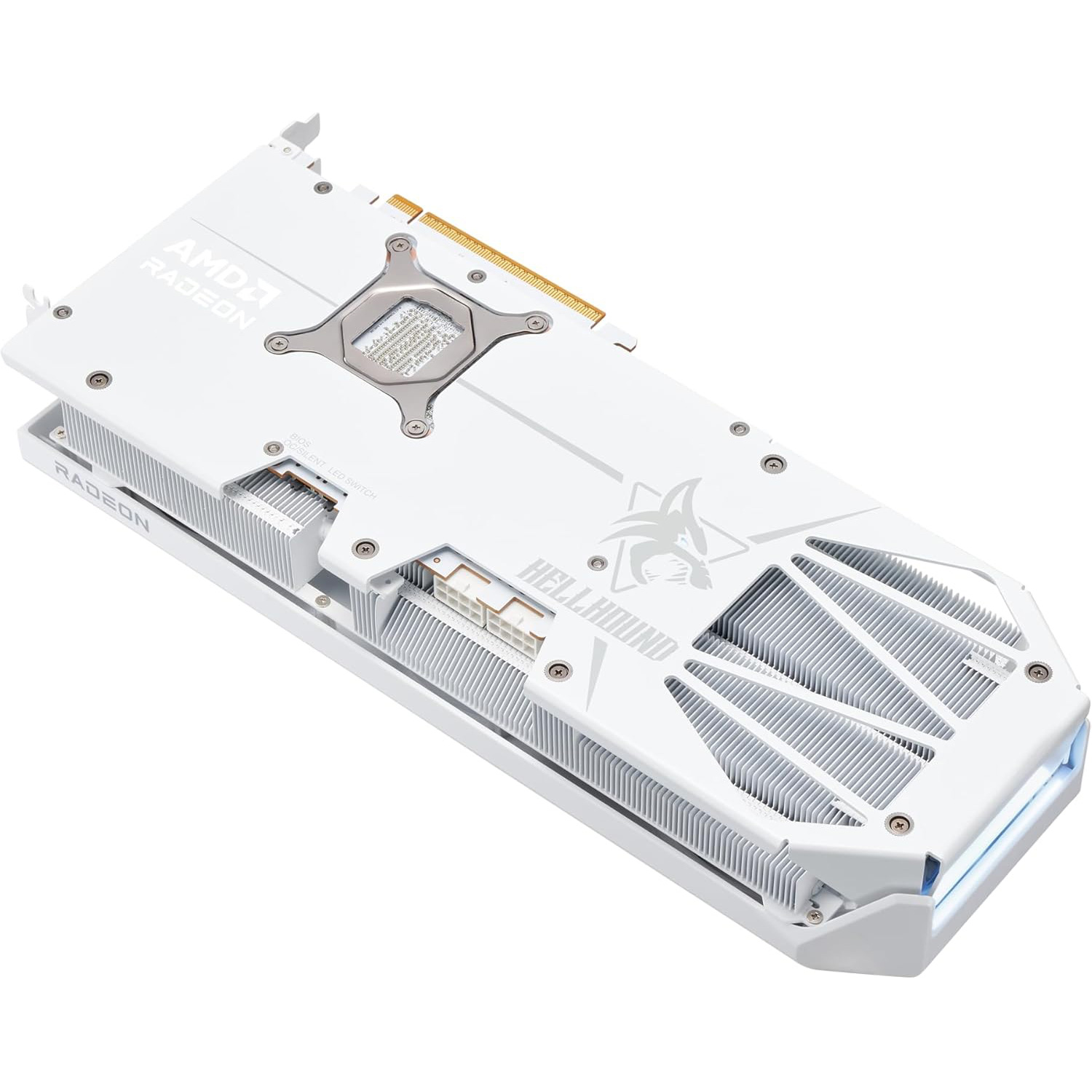 Відеокарта POWERCOLOR Hellhound Spectral White Radeon RX 9070 XT 16GB GDDR6 (RX9070XT 16G-L/OC/WHITE)