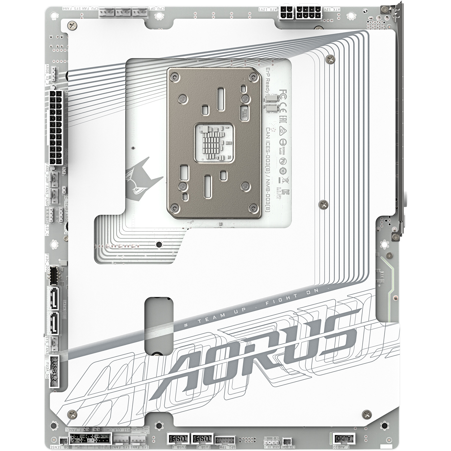 Материнська плата Gigabyte AORUS B850 Stealth Ice