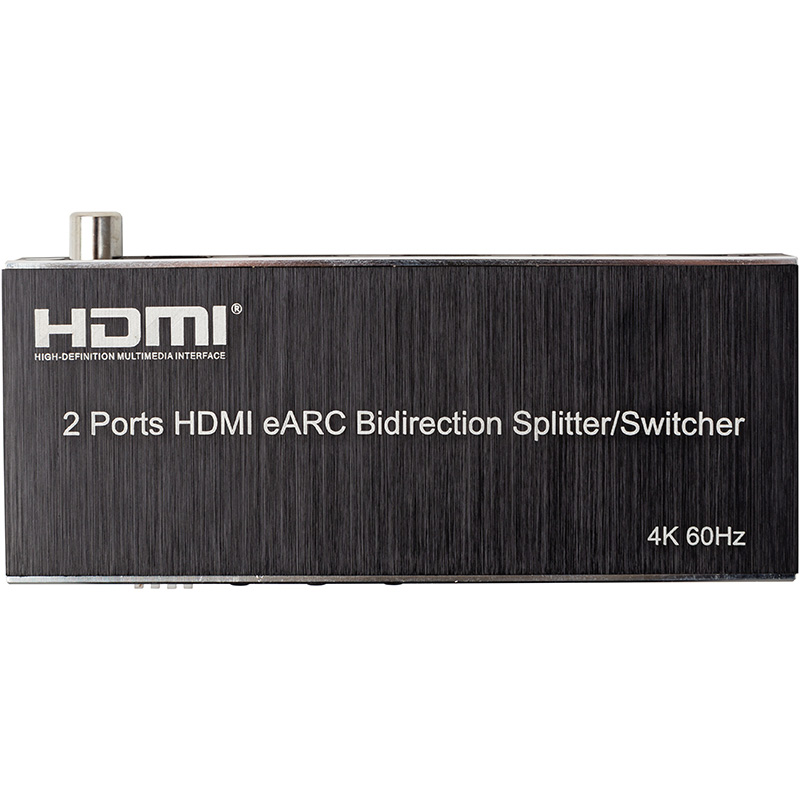 HDMI сплітер 2 to 2 POWERPLANT 2-Port HDMI eARC Bidirection Splitter/Switcher (CA914906)