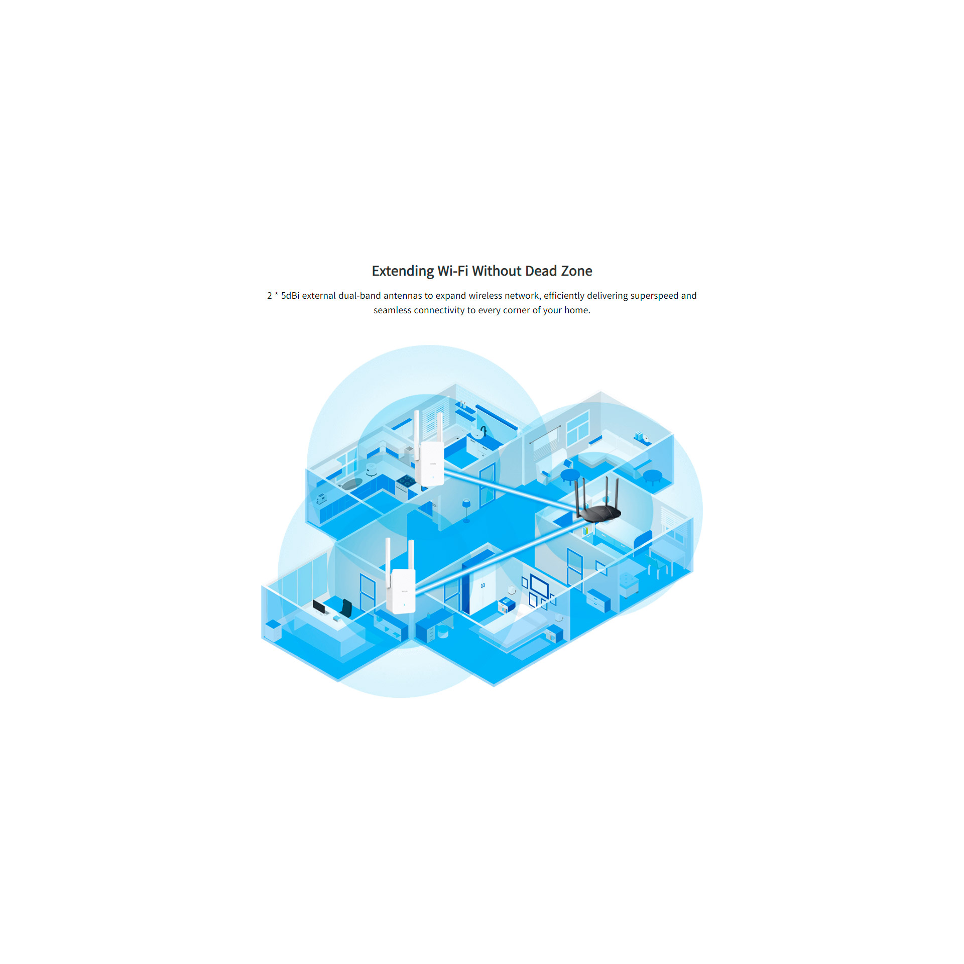 Wi-Fi репитер TENDA A33