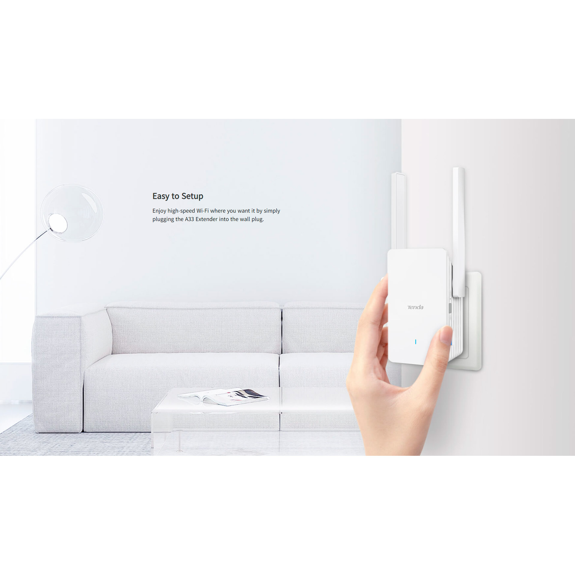 Wi-Fi репитер TENDA A33