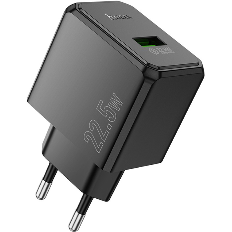 Зарядное устройство HOCO CS17A Wish 1xUSB-A, QC3.0 Black (HOCO CS17A/W)