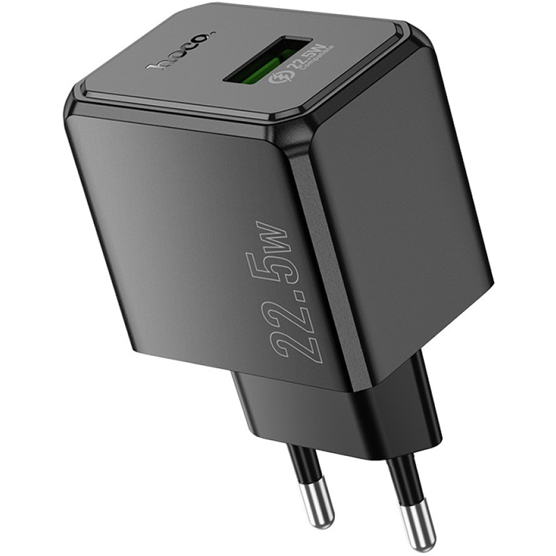 Зарядное устройство HOCO CS17A Wish 1xUSB-A, QC3.0 Black (HOCO CS17A/W)