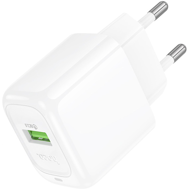 Зарядное устройство HOCO CS52A Surplus 1xUSB-A, QC3.0, 18W White (HOCO CS52A/W)